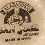 Vintage Alabaster Bud Vase Alabastrons San Jose Artesanos Made In Spain Image 5