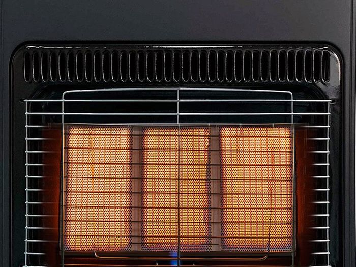 Portable Gas Heater Indoor Mobile Foldable 4.2kW Regulator Set