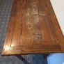 vintage oak hall table Image 5