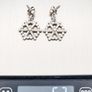 Sterling Silver Bead Design Drop Earrings Image 8