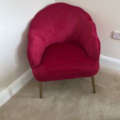 statement chair velvet
