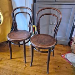Bent wood chairs