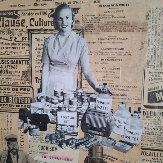 Vintage & Antique Mixed Media Picture