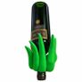 Green Christmas Hand Wine Bottle Holder, Funny Wine Gift 3D Image 5