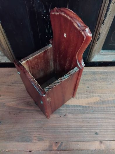 Wooden Candle Box
