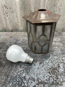 Antique Petit Edwardian lamp shade