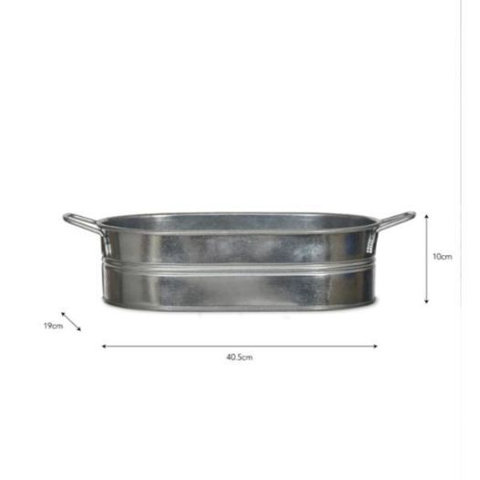 Farmington Trough Small  Galvanised Steel GT18