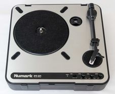 Numark PT-01 USB Portable Turntable (Black)