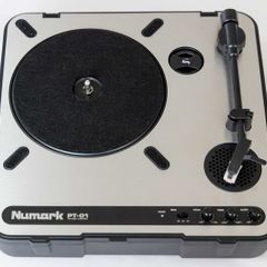 Numark PT-01 USB Portable Turntable (Black)