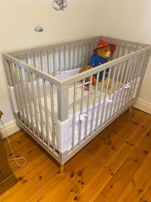 Baby Elegance Ollie Cot Gray