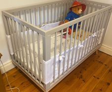Baby Elegance Ollie Cot Gray