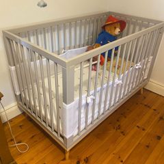 Baby Elegance Ollie Cot Gray