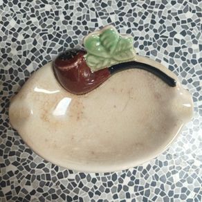 Arklow Pottery pipe motif ashtray