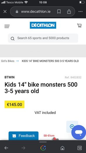 Kids bike