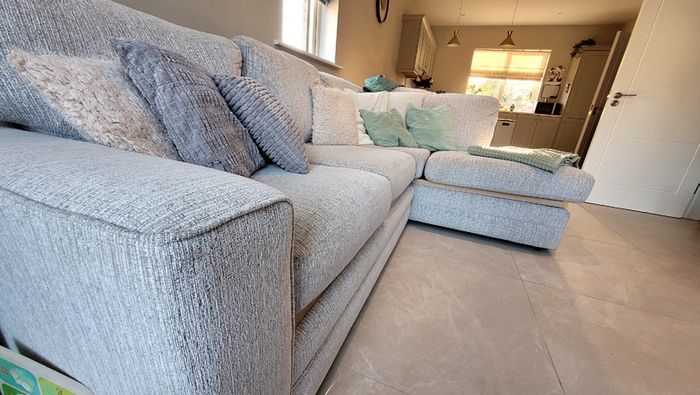 Light Grey Corner Sofa