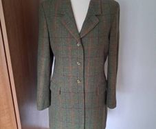 Alan Paine of London New Unworn Ladies Green Wool Coat