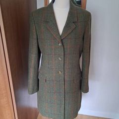 Alan Paine of London New Unworn Ladies Green Wool Coat