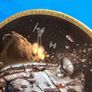 Decorative plate ,STAR WARS The Millennium Falcon The Hamilton Collection Collectors Plate 1994 , ornament Image 3