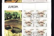2005 Ireland Europa (Gastronomy) Stamp Sheetlet Fine Used with Dublin cancel of 9th May 2005 (First day of issued) on envelope extract