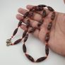 Antique Venetian Style Tiny Floral& Venetian Whiteheart Glass Beads Necklace Image 9