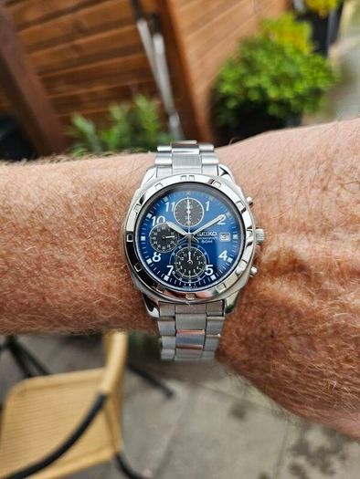 Watch Seiko Chronograph.