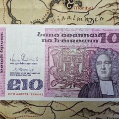 10 Pound B Series  12/04/91 Irish Note