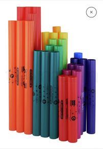 28 Boomwhackers with bag & Octavator Caps