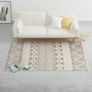 Rug Handwoven Wool 160x230 cm White/Grey/Black/Brown Image 5