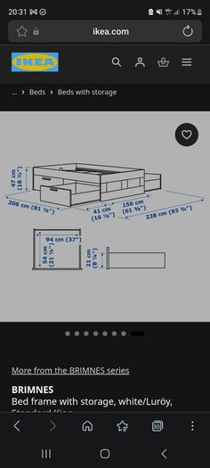 King size extra length bed frame with full drawers