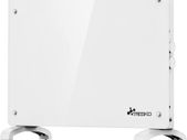 Electric Heater 2000W Flat Glass Panel Black or White  Wall or Free-Standing