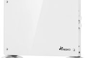 Electric Heater 2000W Flat Glass Panel Black or White  Wall or Free-Standing