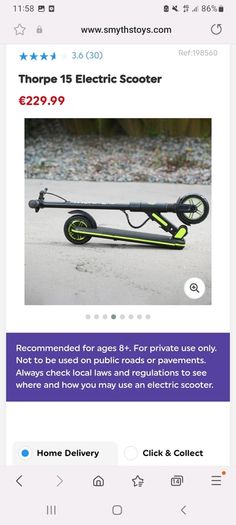 thorpe electric scooter