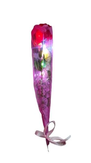 Rose Led Glow For Valentine's 50cm Red