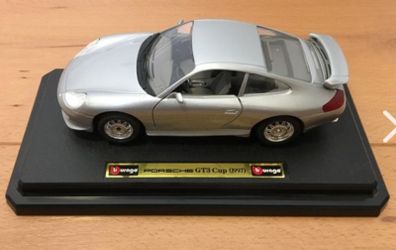Burago Porsche GT3 Silver