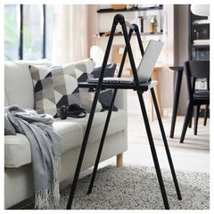 Folding table, black, 59x35 cm - IKEA