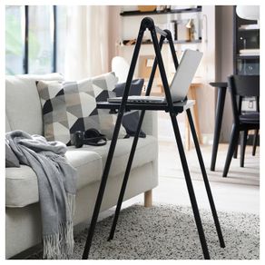 Folding table, black, 59x35 cm - IKEA