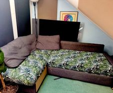 IKEA Corner sofa-bed with storage