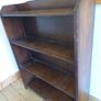 Vintage Hardwood Shelving Unit Image 3
