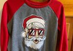 Boys Santa sweatshirt