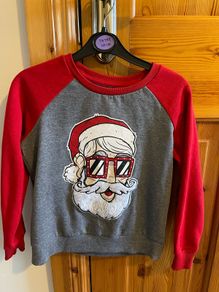 Boys Santa sweatshirt