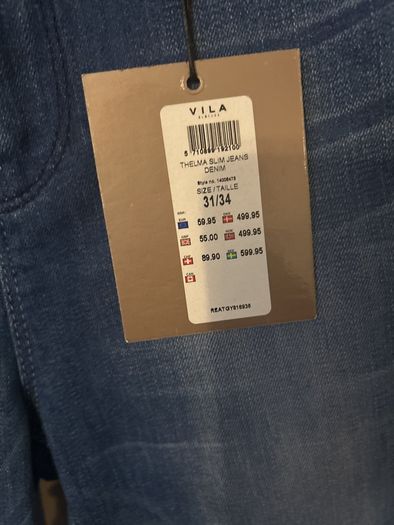 New villa jeans RRP E60