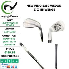 New Ping S259 Wedge Lw 58 Degree.08.B / Z-Z 115 Wedge