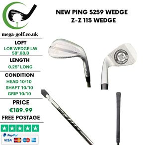 New Ping S259 Wedge Lw 58 Degree.08.B / Z-Z 115 Wedge