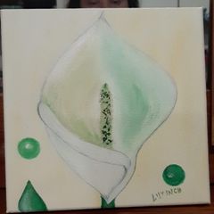Painting Easter Lily