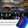 Mini ELM327 OBD2 OBDII Bluetooth Scan Scanner Tool Code Reader V2.1 OBD2 Car Diagnostic Tool Mini ELM 327 Bluetooth For Android Symbian For OBDII Protocols Image 2