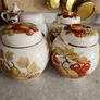 Set of stunning vintage lidded jars Image 9