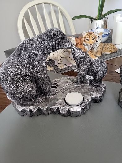 Tea light ornamental bears 10e each