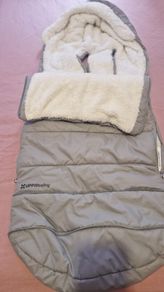 Vista baby ganoosh footmuff grey