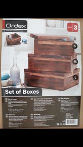 Decorative storage boxes