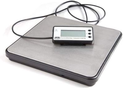 Large Digital 200kg x 50g Increments 440lb Heavy Duty Stainless Steel